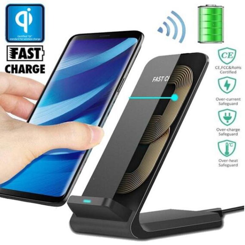10W QI Fast Charger Wireless Charger Charging Stand for Samsung Hauwei Xiaomi