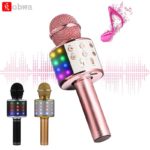 Bluetooth Wireless Microphone Home Karaoke Microphones Speaker Music Player Singing KTV Recorder